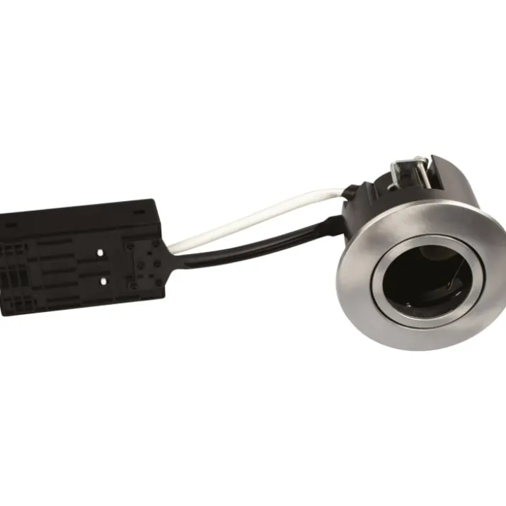 Scan Products Luna Quick Install indbygningsspot, børstet aluminium, 10-pak