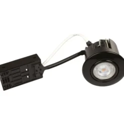 Scan Products Luna Quick Install udendørs indbygningsspot, 3000K, sort