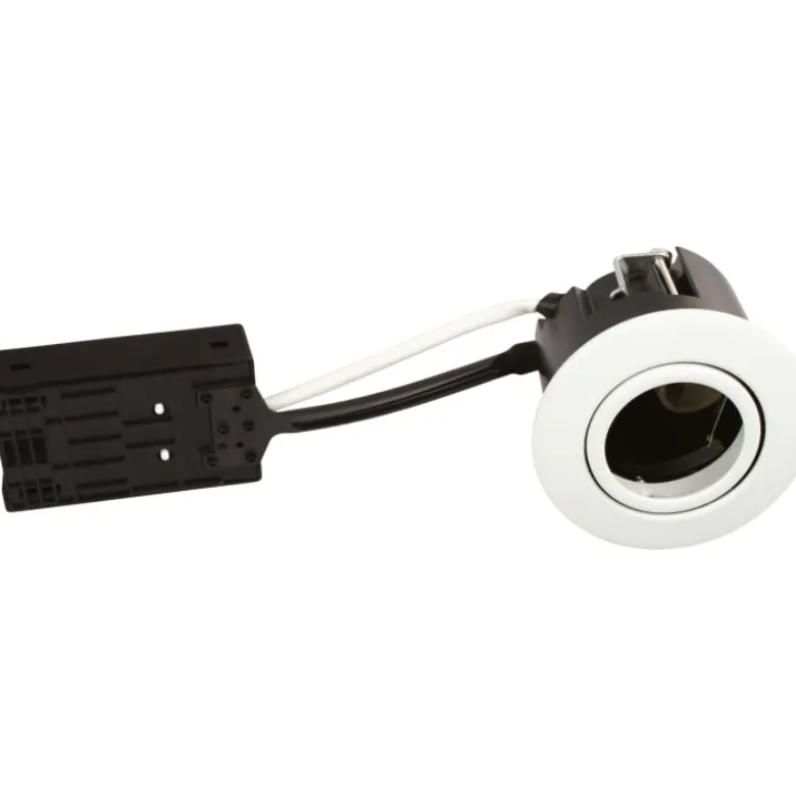 Scan Products Luna Quick Install udendørs indbygningsspot, GU10, hvid