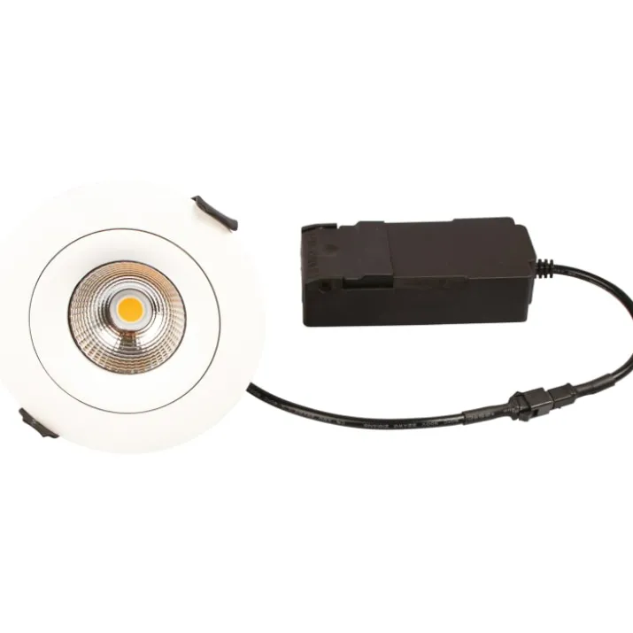Scan Products Sabina Low Profile indbygningsspot, mat hvid, 2700K