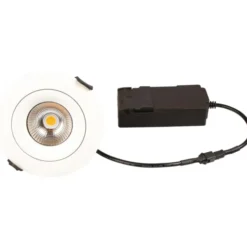 Scan Products Sabina Low Profile indbygningsspot, mat hvid, 4000K