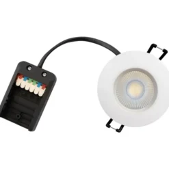 Scan Products Sabina Low Profile indbygningsspot, mat hvid, 6 stk