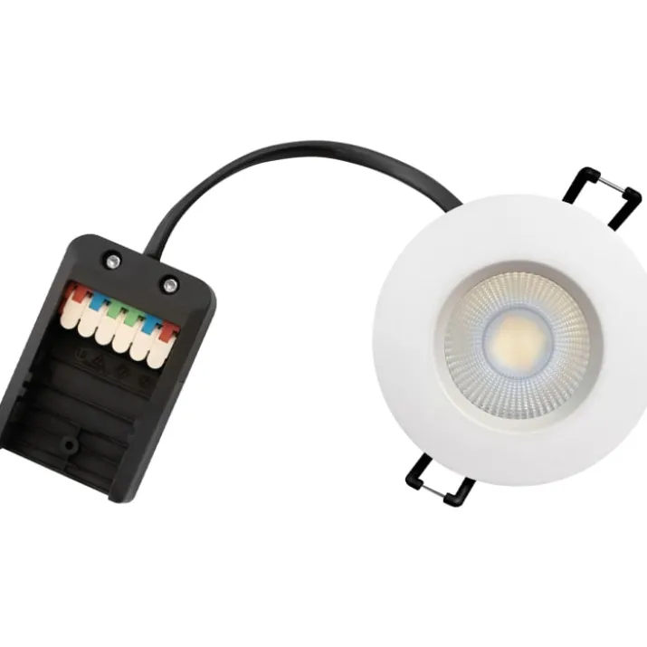 Scan Products Sabina Low Profile indbygningsspot, mat hvid, 6 stk
