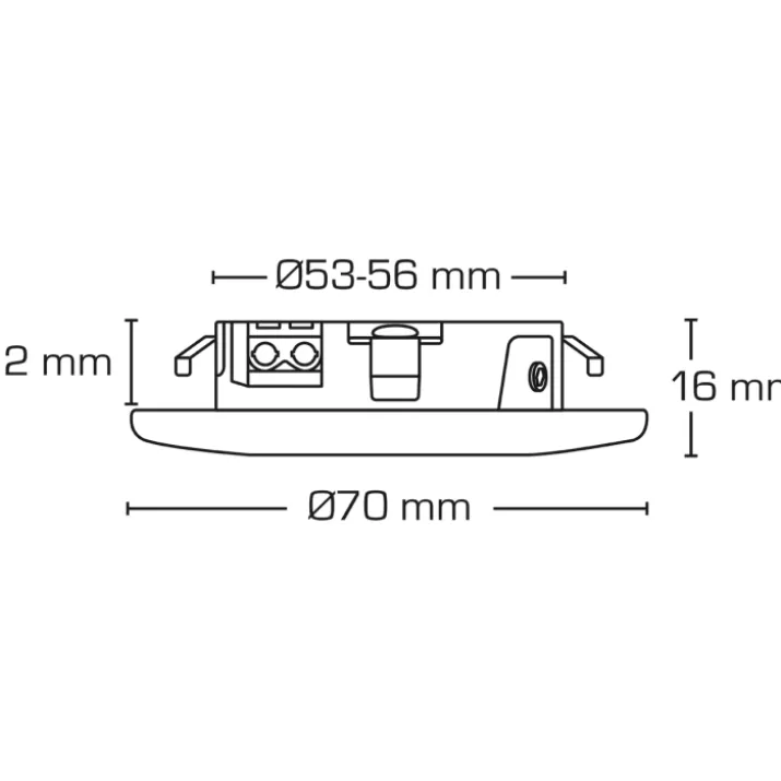 Scan Products Sofia møbelspot, 2700K, aluminium