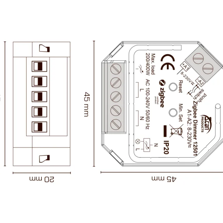 Scan Products Zigbee Push Dimmer