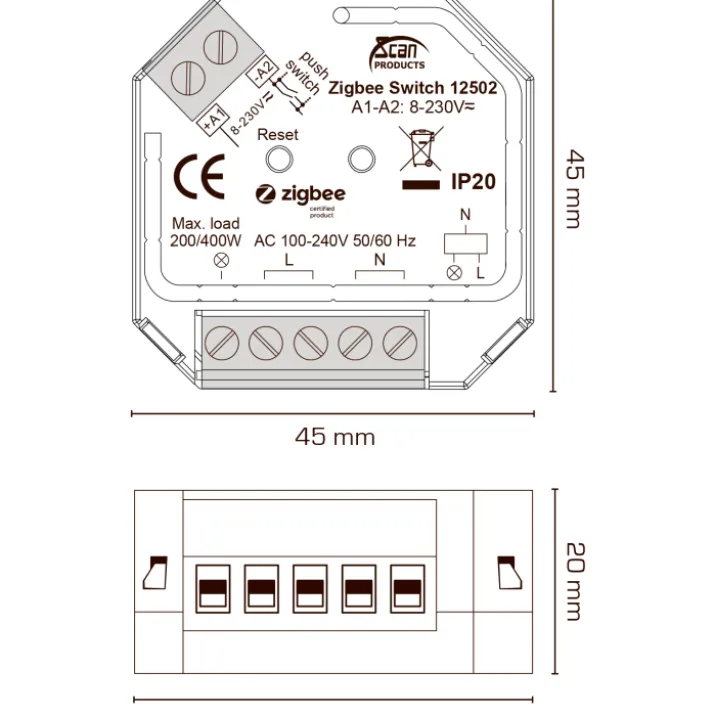 Scan Products Zigbee Switch