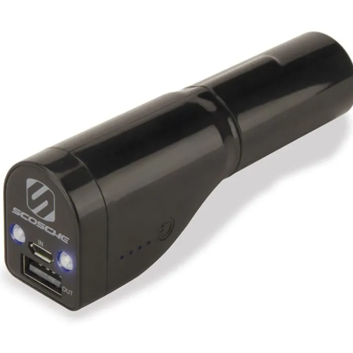Scosche goBAT™ 2600mAh Powerbank - lommelygte & billader