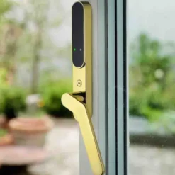 Secuyou Smart Lock Access elektronisk dørlås, indvendig, højre, messing