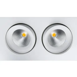 SG Armaturen Junistar Isosafe indbygningsspot, hvid