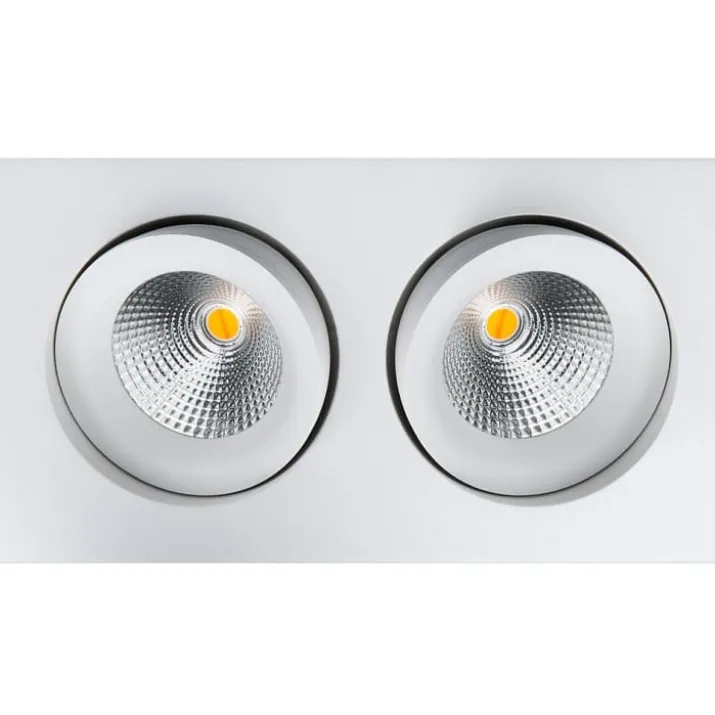 SG Armaturen Junistar Isosafe indbygningsspot, hvid