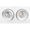 SG Junistar Lux Square 2 indbygningspot, 3000K, hvid