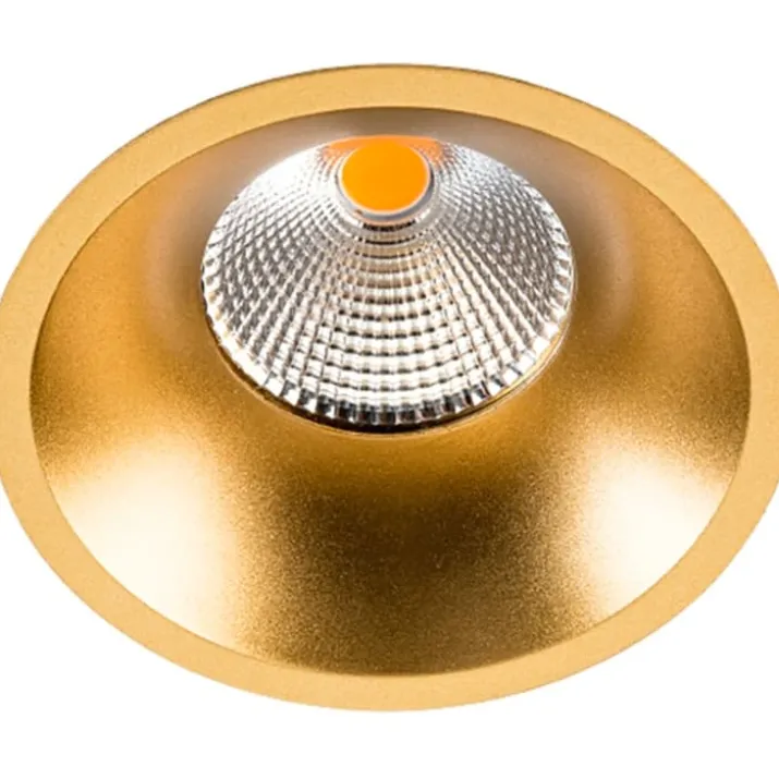 SG Soft Slim indbygningsspot, 2700K, guld