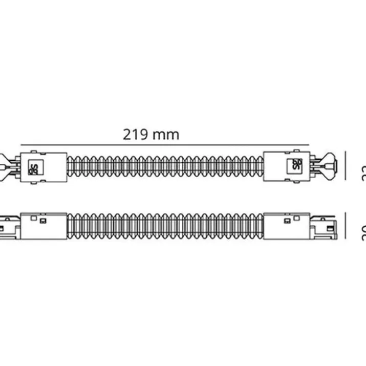 SG Zip 3F flex midterstykke, sort
