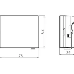 SG Zip Tilkobling flytbar 1F, sort