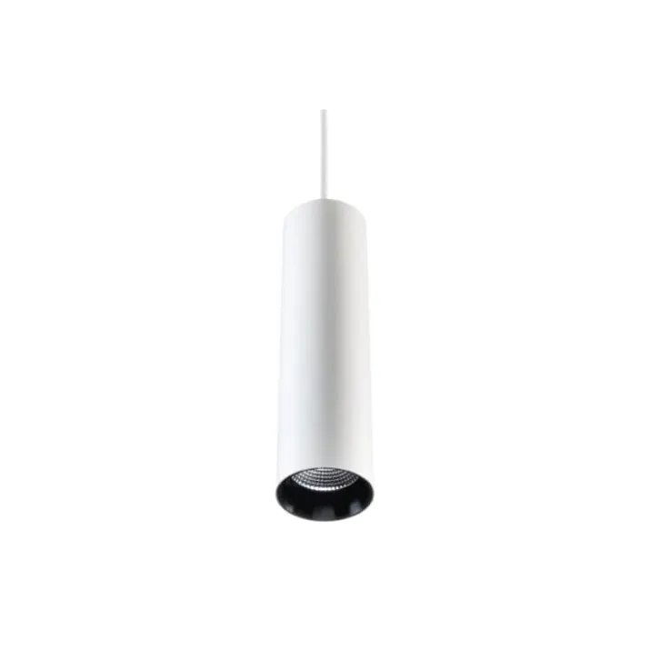 SG Zip Tube Mini 1F skinnependel, 3000K, hvid