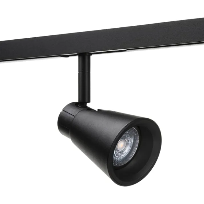SG Zip Zoom 1F skinnespot, justerbar hvid, sort
