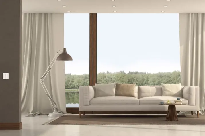 Shelly Blu batteritryk med 4 slutte, Zigbee, hvid
