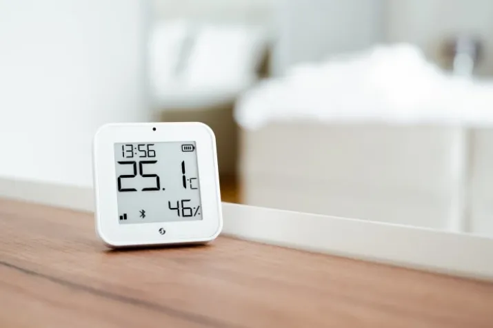 Shelly Blu temperatur- & fugtighedssensor, Bluetooth & Zigbee, hvid