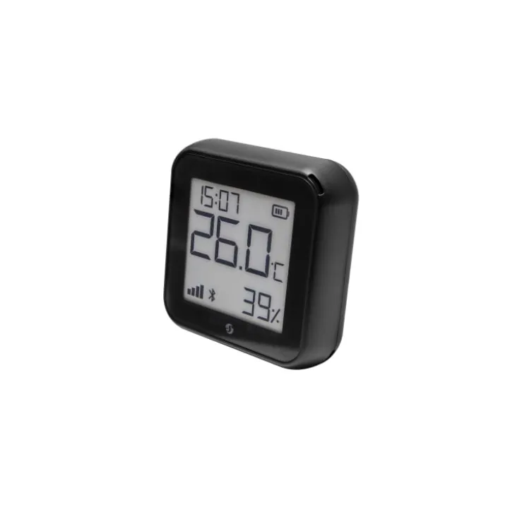 Shelly Plus trådløs temperatur- og fugtsensor, sort