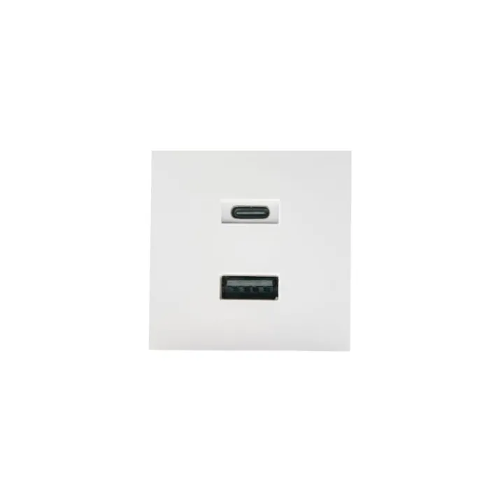 Shelly USB oplader til bordholder, hvid