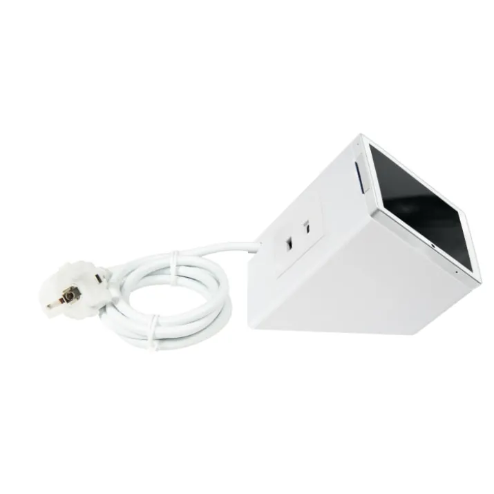 Shelly USB oplader til bordholder, hvid