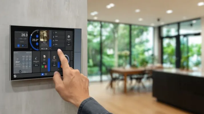 Shelly XL vægdisplay, Bluetooth & Wi-Fi, sølv