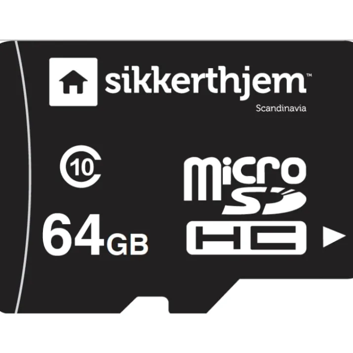Sikkerthjem 32GB microSD hukommelseskort til SmartCam