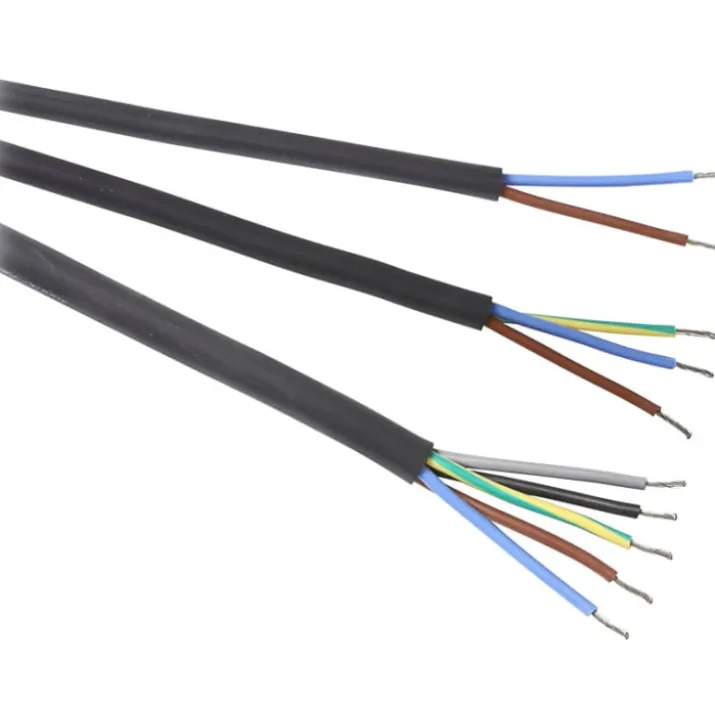 Silikonekabel til halogenspot 3G1,5 mm², 230V