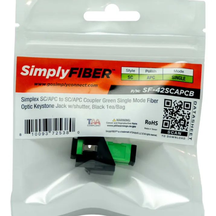 Simplyfiber Keystone SC/APC til SC/APC SM