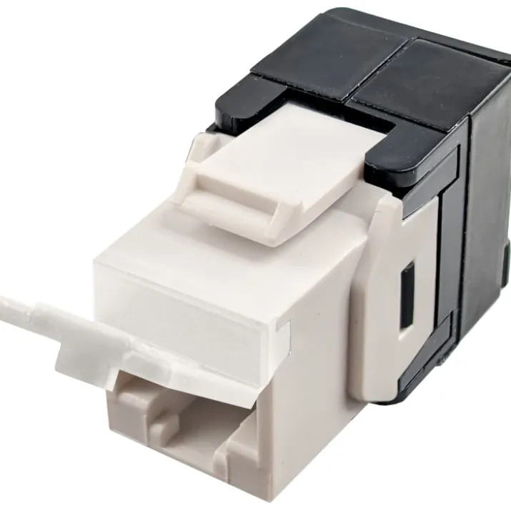 Simply45 RJ45 Keystone konnektor CAT5E, uskærmet , hvid