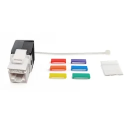 Simply45 RJ45 Keystone konnektor CAT5E, uskærmet , hvid