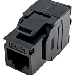 Simply45 RJ45 Keystone konnektor CAT5E, uskærmet , sort