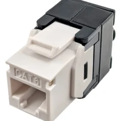 Simply45 RJ45 Keystone konnektor, CAT6A/6, uskærmet, hvid