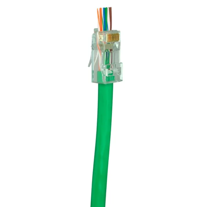 Simply45 RJ45 netværksstik, CAT6, uskærmet, 100 STK