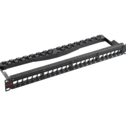 Simply45 RJ45 Patchpanel Rack 24 Port, unloaded, skærmet