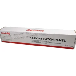 Simply45 RJ45 Patchpanel Rack 48 Port unloaded, uskærmet