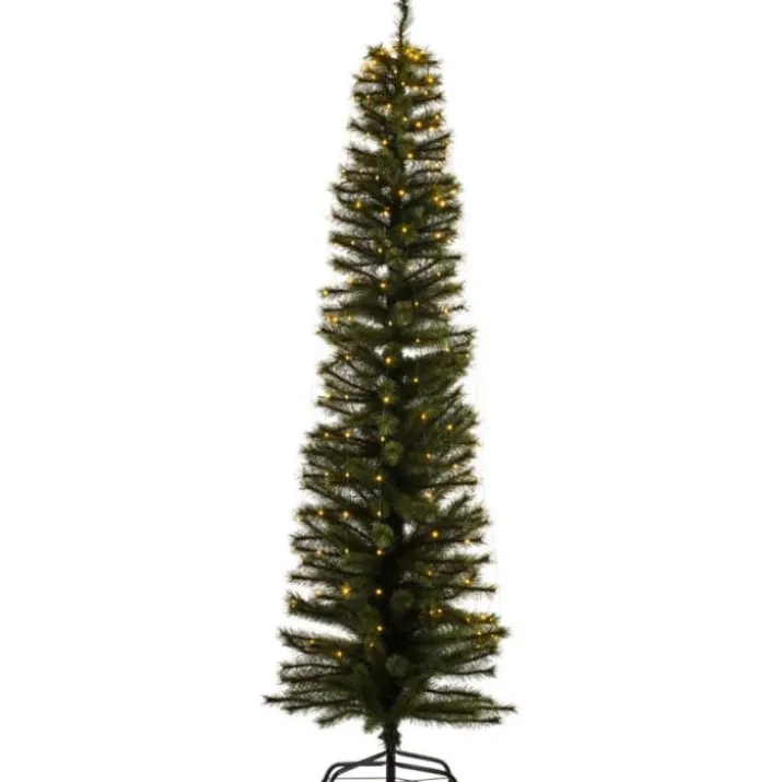 Sirius Alvin kunstigt juletræ med lys, 210 cm