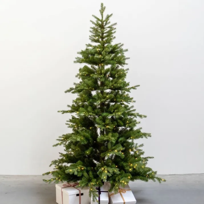 Sirius Eric kunstigt juletræ med lys, 210 cm