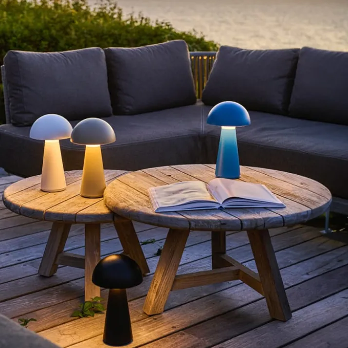 Sirius Sam genopladelig bordlampe, mørkegrå