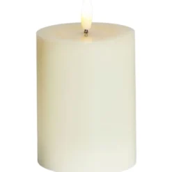 Sirius Sille LED bloklys, batteri, råhvid, H10 cm