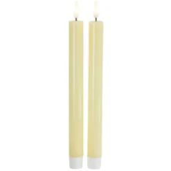 Sirius Sille LED kronelys, batteri, gul