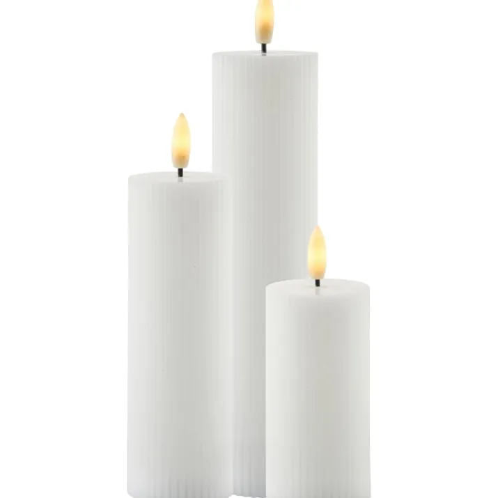 Sirius Smilla LED bloklys, genopladelig, hvid