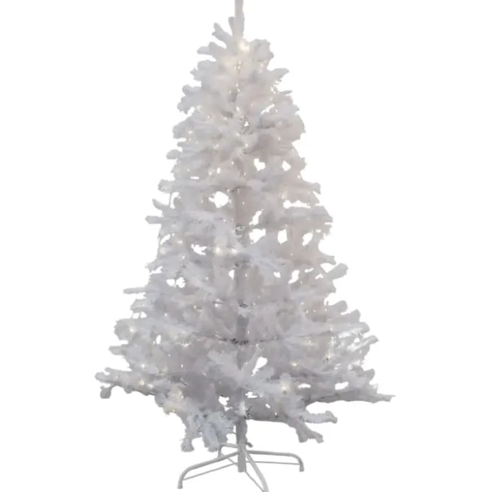 Sirius Snowy kunstigt juletræ med lys, 180 cm