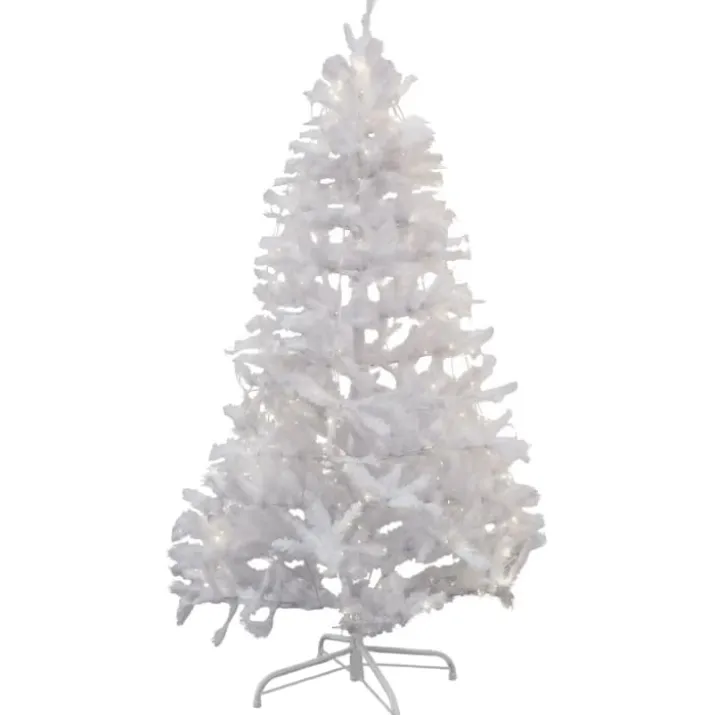 Sirius Snowy kunstigt juletræ med lys, 210 cm