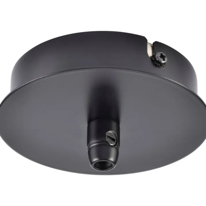 SLV Fitu rund loftroset Ø85 mm, sort