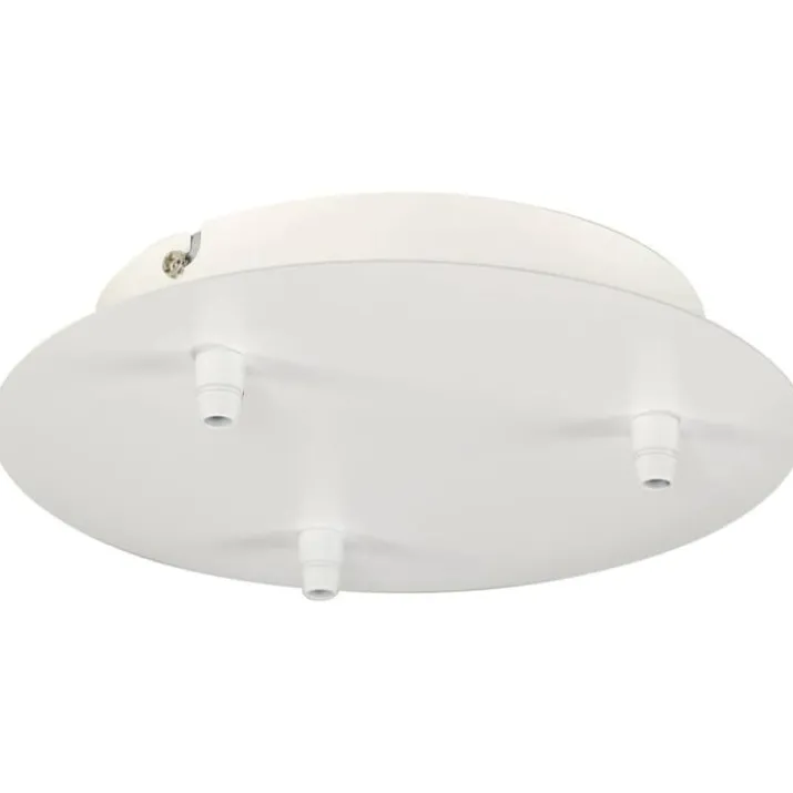 SLV Fitu rund loftroset til 3 lamper, hvid
