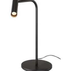 SLV Karpo bordlampe med touch, 6,5W LED, sort