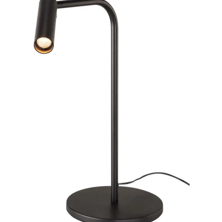 SLV Karpo bordlampe med touch, 6,5W LED, sort