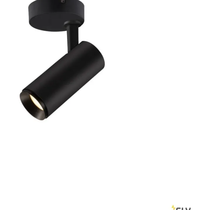 SLV Numinos S påbygningsspot, sort