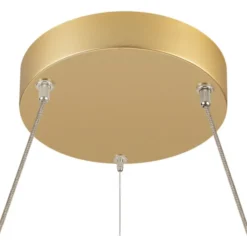 SLV One Flat pendel, sort/messing